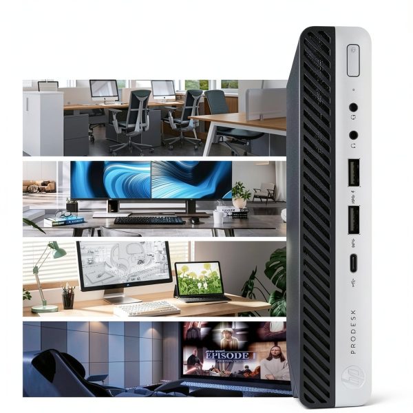 HP EliteDesk 800 G3 Mini Desktop Intel i5 16GB SSD Business-1