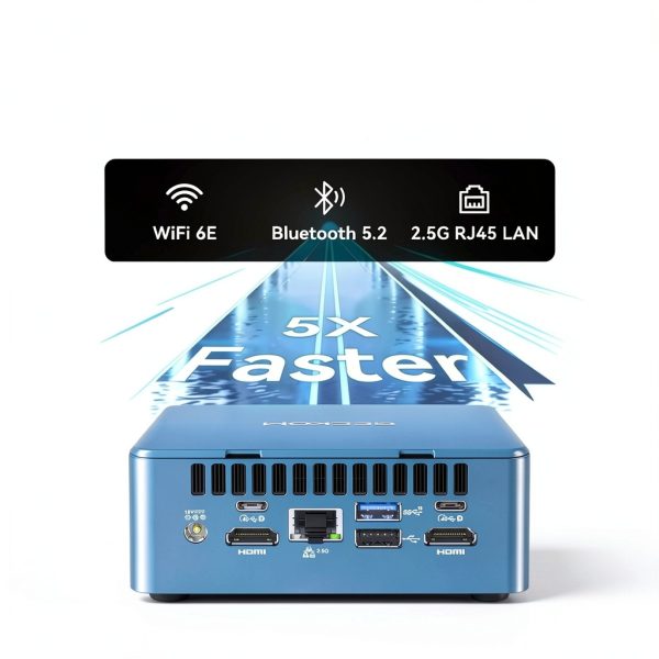 GEEKOM IT12 Mini PC Intel i5 12450H 16GB RAM 512GB SSD-8