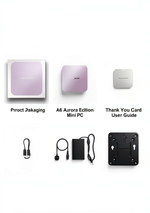 GEEKOM A6 Mini PC AMD Ryzen 7 6800H 16GB RAM 1TB SSD-10