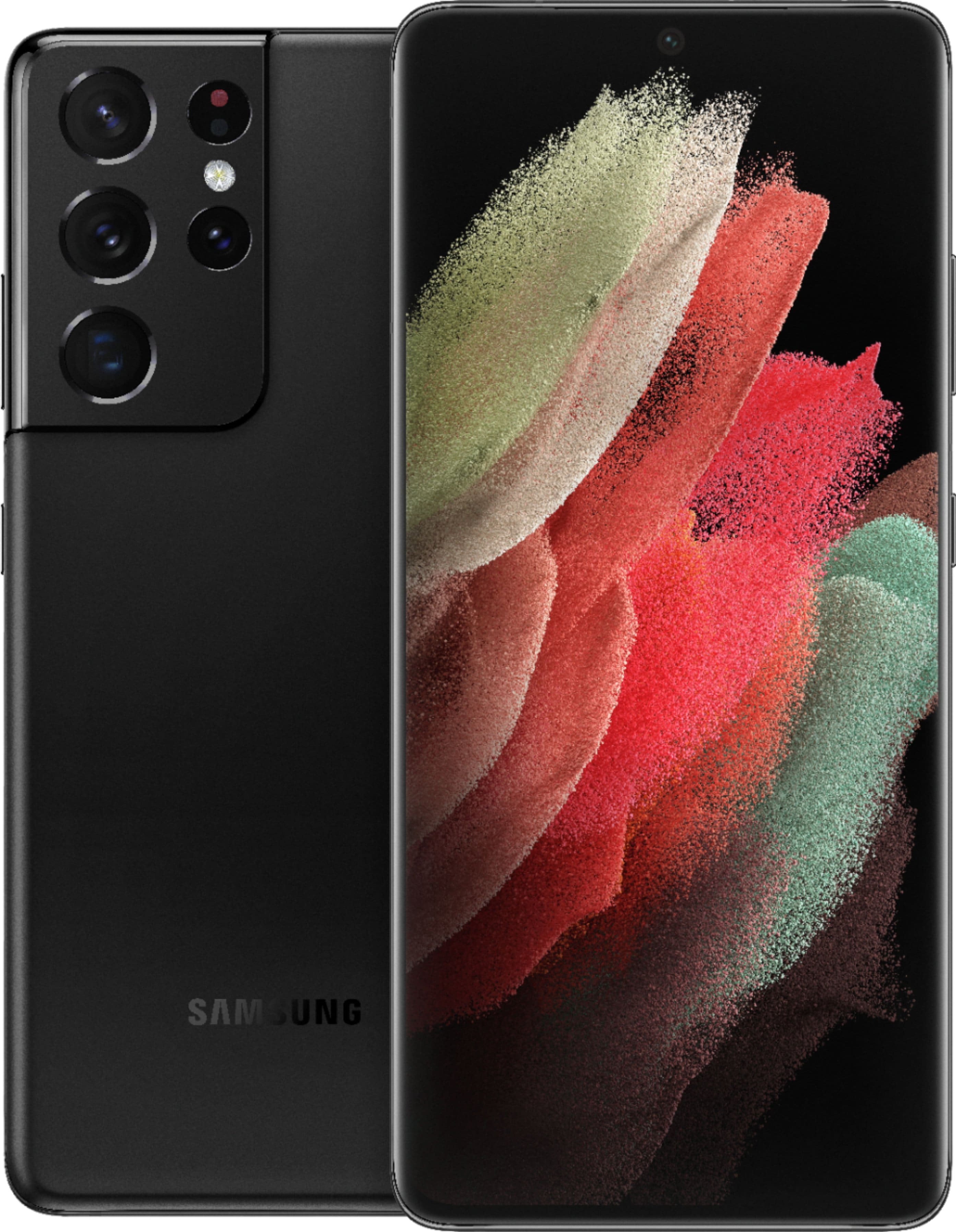 Installing Samsung Galaxy S21 Ultra 5G Smartphone 108MP Camera 8K Video on a wooden desk