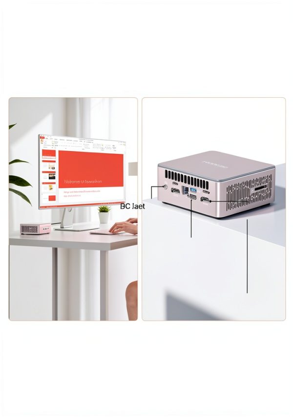 GEEKOM A5 Mini PC AMD Ryzen 7 5825U 32GB RAM 4K Display-6
