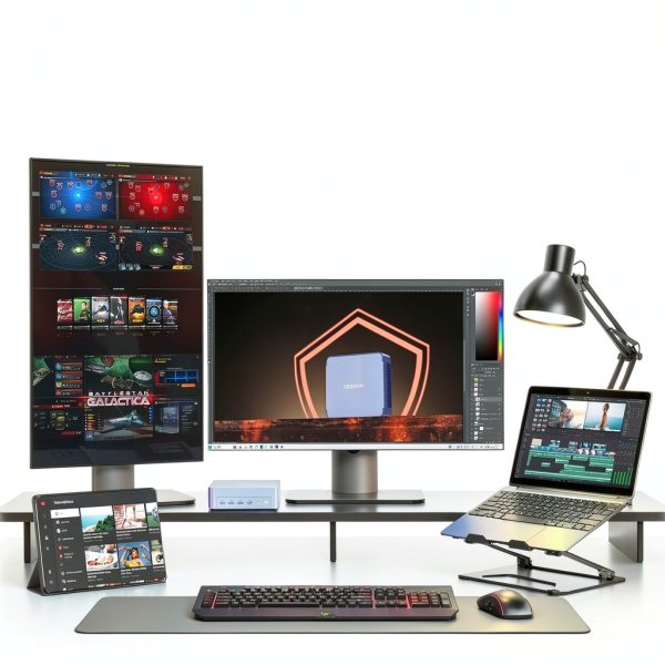 GEEKOM AX8 Max Mini PC AMD Ryzen 7 16GB DDR5 1TB SSD-9