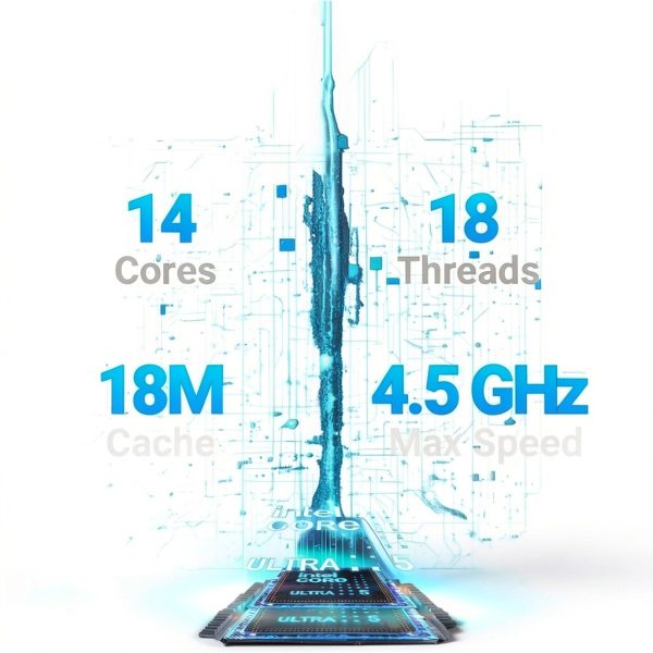MINIX Elite AI Mini PC Intel Core Ultra 5 16GB DDR5 SSD-4