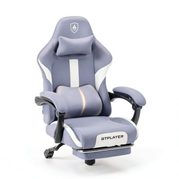 GTPlayer Gaming Chair Ergonomic Fabric Computer Desk Chair-4