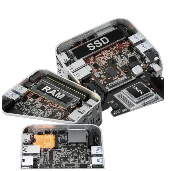 GEEKOM A5 Pro Mini PC AMD Ryzen 5 16GB RAM 1TB SSD-5
